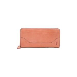 FRYE High-quality Leather Melissa Zip Wallet Multipocket Medium Pink‎